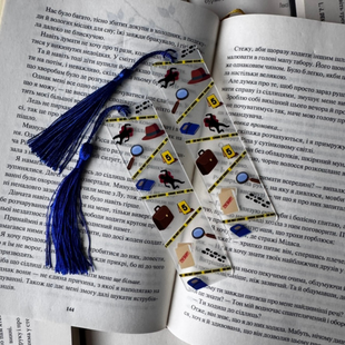 Акрилова закладка "Aesthetics of the detective" 00526 фото