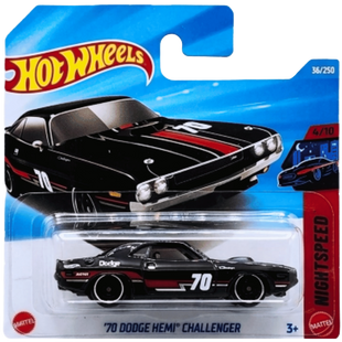 Машинка Hot Wheels &rsquo;70 Dodge HEMI Challenger 01180 фото