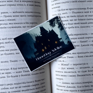 Наліпка по мотивам книги "Переслідування Аделіни" 60х80 мм 00542 фото