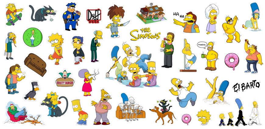 Креативна склянка "The Simpsons" 500 мл з скляною трубочкою та бамбуковою кришкою 00183 фото