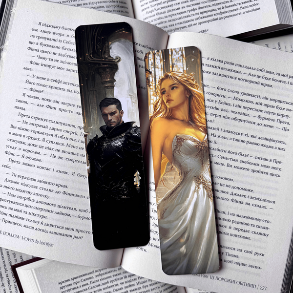 Закладка з героями книг &laquo;Золота бранка. Слейд та Аурін&rdquo; 00651 фото