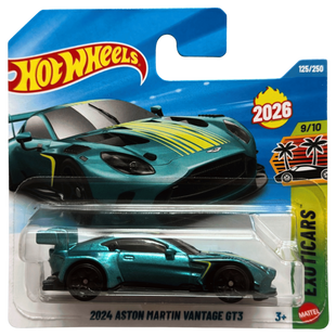 Машинка Hot Wheels 2024 Aston Martin Vantage GT3 01191 фото