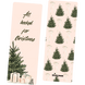 Книжкова закладка "All booked for Cristmas"