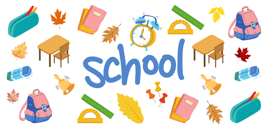 Креативна склянка "school" 500 мл з скляною трубочкою та бамбуковою кришкою 00319 фото